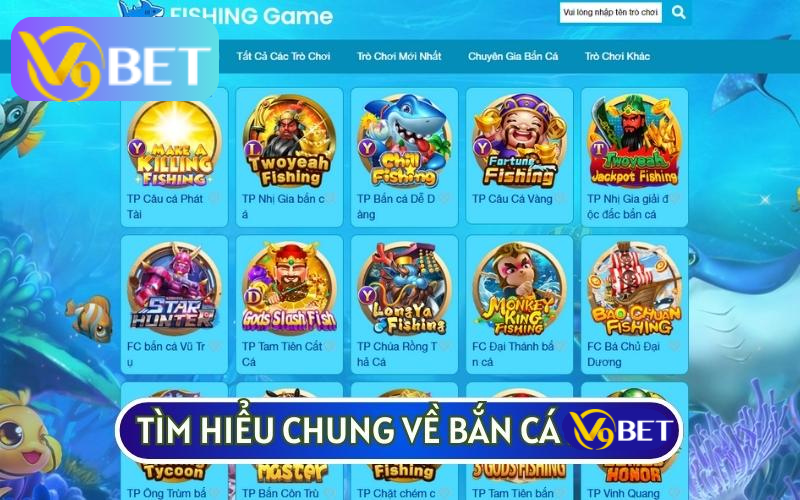 Khi nói đến đâu là sảnh đổi thưởng được yêu thích nhất tại V9BET thì không thể bỏ qua BẮN CÁ